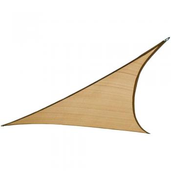 Toldo Vela Triangular Blanco 500x500x500 - Protección Solar