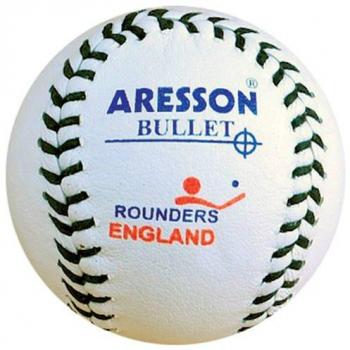 Aresson Rounders de bala Inglaterra Juego piel Competition Match Ball Blanco