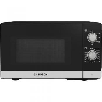 Microondas Bosch Serie 2 FFL020MS2F, Acero Inoxidable, 20L, 800W, Colocación Libre