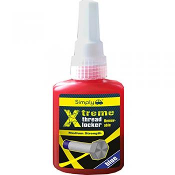 XRTL1 Xtreme, Sellador de roscas extraíble, 50 ml, azul, para diferentes cierres y accesorios para evitar que se suelten tuercas, pernos, rodamientos, tornillos y pasadores