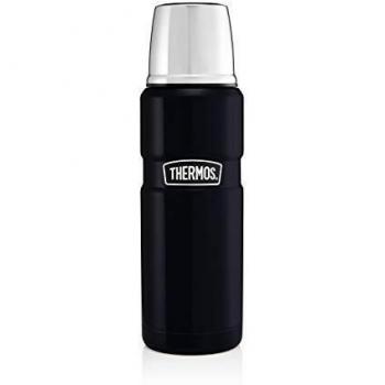 THERMOS King - Botella térmica Negro Negro Mate Talla:0,47 litros