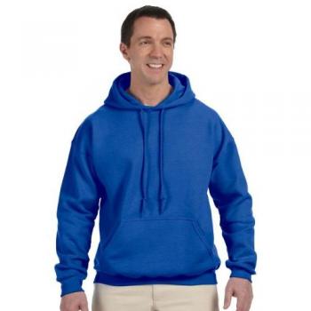 Gildan Heavyweight DryBlend Royal Blue Adult Hooded Sweatshirt (2XL)