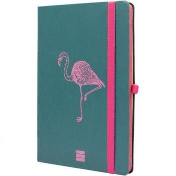 Cuaderno tapa blanda 72 hojas 80 g/m² Design A5-148x210 mm liso Flamingo Finocam