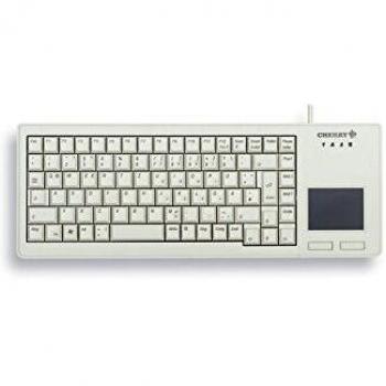 Teclado CHERRY XS con Touchpad USB QWERTY Inglés de EE. UU. en color Gris