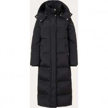 Woolrich Women's Aurora Long Down Parka - Stylish Black Winter Coat, Size M