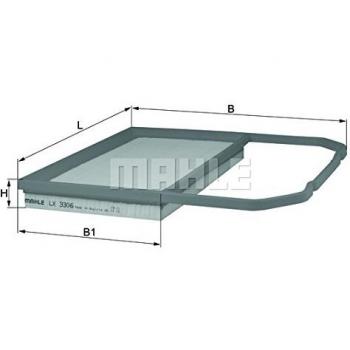 Mahle Siervo filtro lx3306 filtro de aire