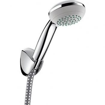 Hansgrohe 27558000 Crometta 85 Vario ducha de mano con soporte y flexo, 1,25m, cromo