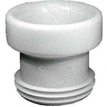 Jimten S-218 Manguito Inodoro, Blanco, Estándar