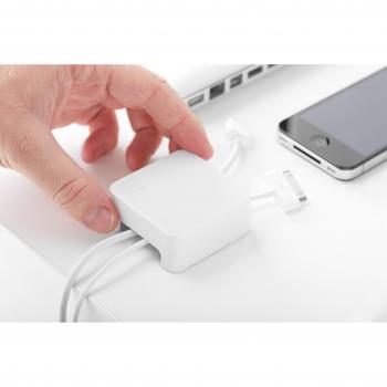 Bluelounge Sumo - Organizador de Cable, Blanco