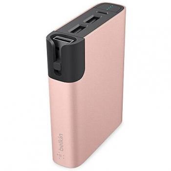 Belkin F8M992btC00 - Batería Externa metálica 6000 con Cable Micro