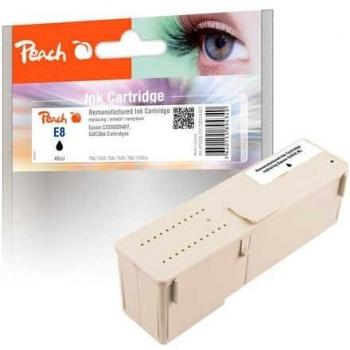 Cartucho de tinta negra Peach compatible con Epson SJIC8bk, C33S020407