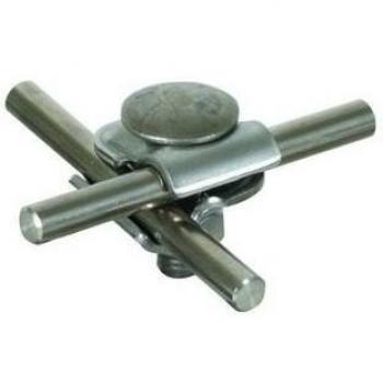 Stainless Steel T/Cross/Parallel Connector for 6-8mm Rods - Model 390259