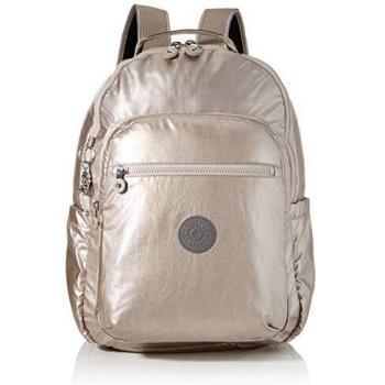 Kipling SEOUL BABY Mochila tipo casual, 43 cm, 24 litros, Plateado