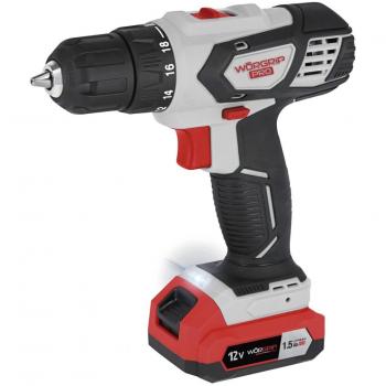 TALADRO ATORNILLADOR WORGRIP 12V BATERÍA 1.5AH