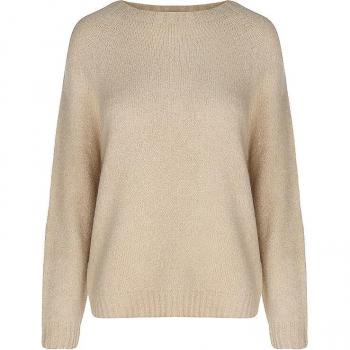 Weekend Max Mara Ghiacci Beige Women's Regular Fit Crewneck Sweater Size M