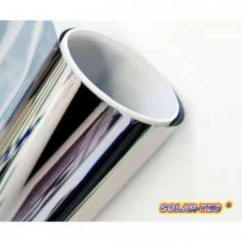 SolarTec 300 x 76 cm -Pantalla Universal para protección Solar, lámina de Espejo con una protección UV del 99% y un 78% de reducción del Brillo, Superficie de Espejo Muy Brillante