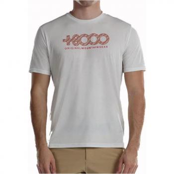 Camiseta de montaña +8000 Usame Marfil Hombre