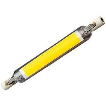 SILVER ELECTRONICS Bombilla LED Eco Lineal R7s, 8W de Potencia, Voltaje de 230V, Luz Color Natural 3000K, hasta 15.000 Horas DE Vida, Eficiencia Energética A+, Multicolor, Talla única
