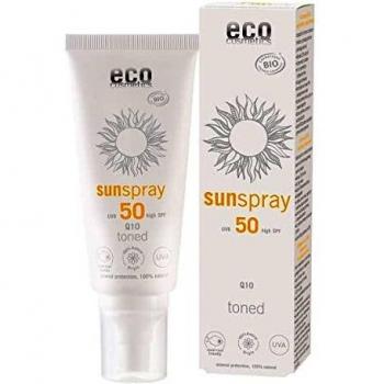 Eco Cosmetics Tinted Sunspray SPF 50 with Q10, 100 ml