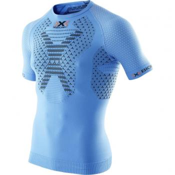 X-Bionic Running Twyce Shirt S/S, color azul, talla S