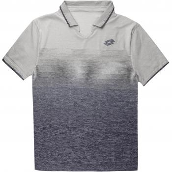 Lotto Court II Polo de Tenis, Hombre, Pearl/BLU ML, L