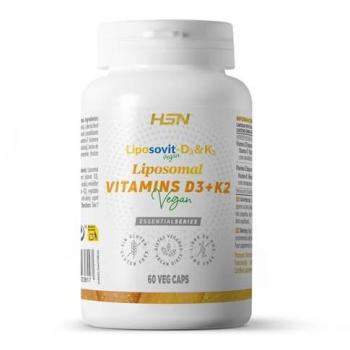 HSN Vitaminas D3 2000UI + K2 100mcg Liposomadas Liposovit® - 60 Cápsulas Vegetales | Colecalciferol + K2-MK7 (menaquinona-7