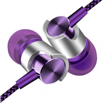 Auriculares Intrauditivos Estéreo con Cable Super Bass de 3,5mm para iPhone/Samsung/MP3 con Micrófono