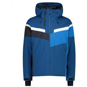 Chaqueta Campagnolo para hombre en color azul con capucha fija, talla 48