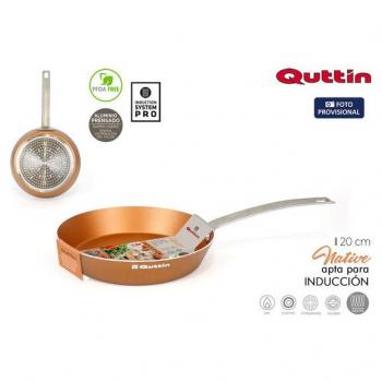 Sartén 20cm de aluminio prensado para inducción Quttin