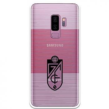 Funda Original Transparente TPU para Samsung Galaxy S9 Plus - Diseño Granada Líneas Blancas y Rojas SS18-19