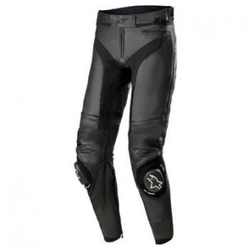 Pantalones de Moto Alpinestars Missile V3 Negros - Pantalones de cuero para motocicleta, color negro, talla 54