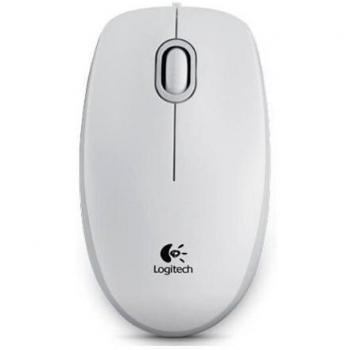 LOGITECH Ratón óptico M100 - Blanco