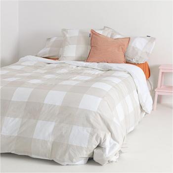 HAPPYFRIDAY Gingham Funda nórdica Beige