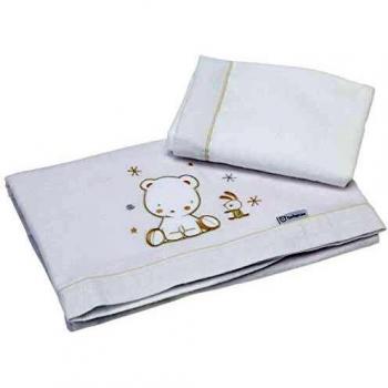 Bimbi Pirulos Tript.Fran.Cuna 60X120 673 Os.Class 152 10 - Sábanas, unisex