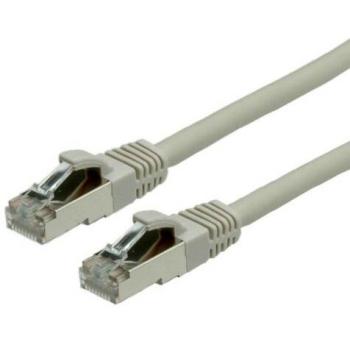 LATIGUILLO RJ45 5 M. CAT.6 SFTP PIMF AWG28 COBRE FLEXIBLE LIBRE DE HALOGENO GRIS VALUE