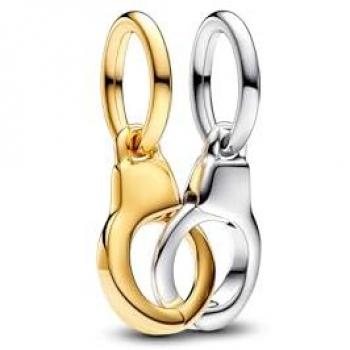 Charm Colgante Pandora Bicolor Divisible Esposas que se abren - 763435C00