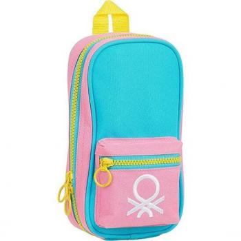 Estuche Escolar Maxi Benetton Color Block con 33 Piezas