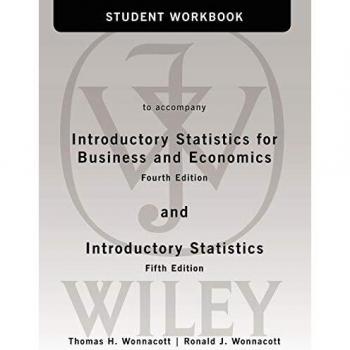 Cuaderno de Ejercicios de Estadísticas Introductorias para Negocios y Economía - Thomas H. Wonnacott (4ª y 5ª Edición)