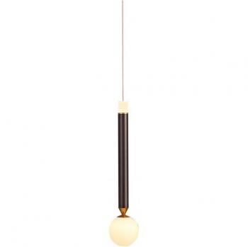 Lámpara colgante moderna Italux Laon café, tipo: colgante LED, características: moderno, color: café, temperatura de color: blanco cálido 3000K, luminosidad: 600lm