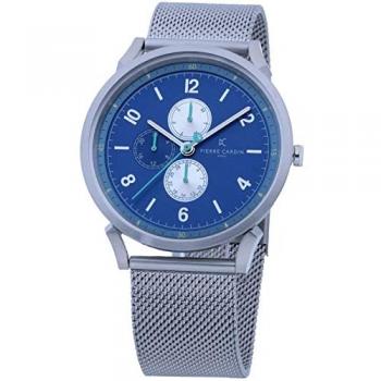 Pierre Cardin Elegant Analog Silver Men Watch, Water Resistant, Gray, ONE SIZE