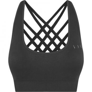 Top de yoga sin costuras Apamala Black S para Mujer
