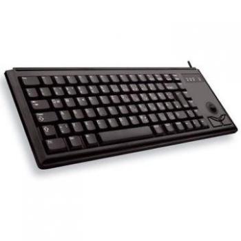 Teclado Compacto CHERRY G84-4400 USB QWERTY Negro con Trackball Integrado y Switches Mecánicos ML