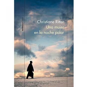 Una mujer en la noche polar
