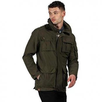 Regatta Elmore Chaqueta, Oscuro Color Caqui, XXL para Hombre