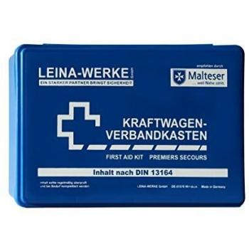 Leina 10001 Motor vehículo Kit de Primeros Auxilios estándar, Azul/Blanco