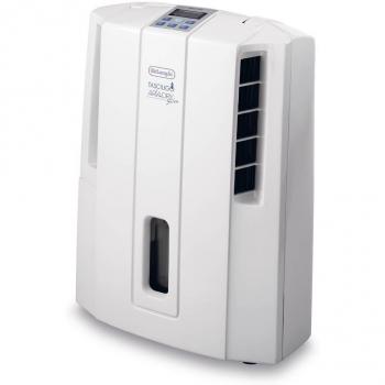 DeLonghi DES16EW, 250 W, 42 Db, Blanco/Plata, 375 x 190 x 485 mm, 9000 g, 485 mm - Deshumidificador