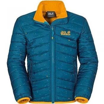 Jack Wolfskin Boys Crosswind Microguard Insulated Winter Jacket Royal