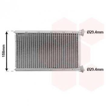 Radiador de calefacción VAN WEZEL 30016707 con intercambiador de calor para interior