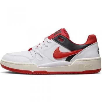 Nike Men's Casual Sneakers Full Force Low White/Red/Black