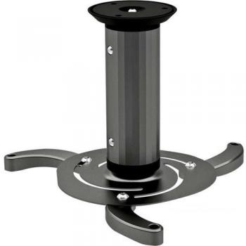 Soporte de Techo para Proyector InLine 23134A, Altura Ajustable 130/200mm, Capacidad Máxima 10kg, Color Negro